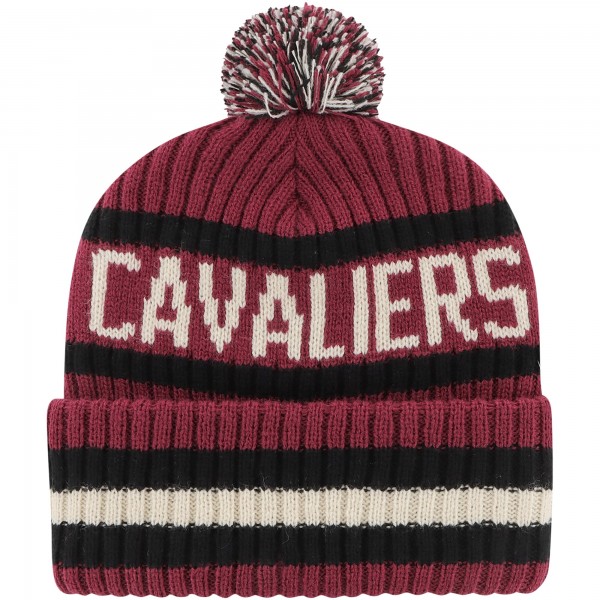Шапка с помпоном Cleveland Cavaliers 47 Bering Cuffed Knit - Wine