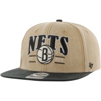 Бейсболка Brooklyn Nets 47 Chilmark Captain - Khaki/Black