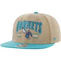 Бейсболка Charlotte Hornets 47 Chilmark Captain - Khaki/Teal