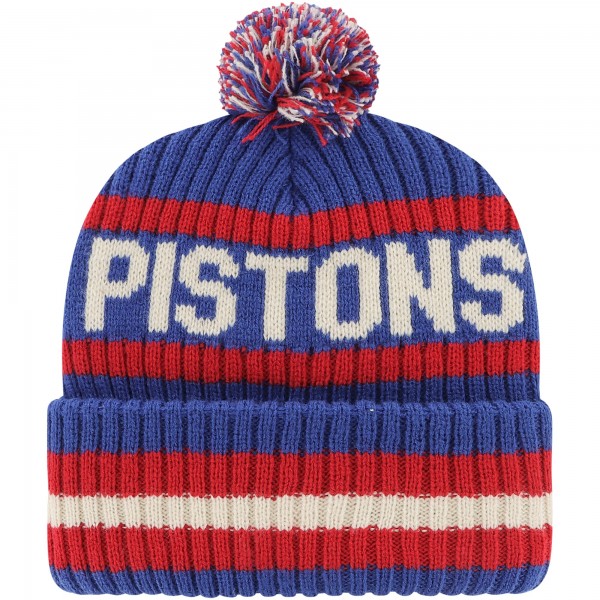Шапка с помпоном Detroit Pistons 47 Bering Cuffed Knit - Blue