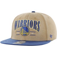 Бейсболка Golden State Warriors 47 Chilmark Captain - Khaki/Royal