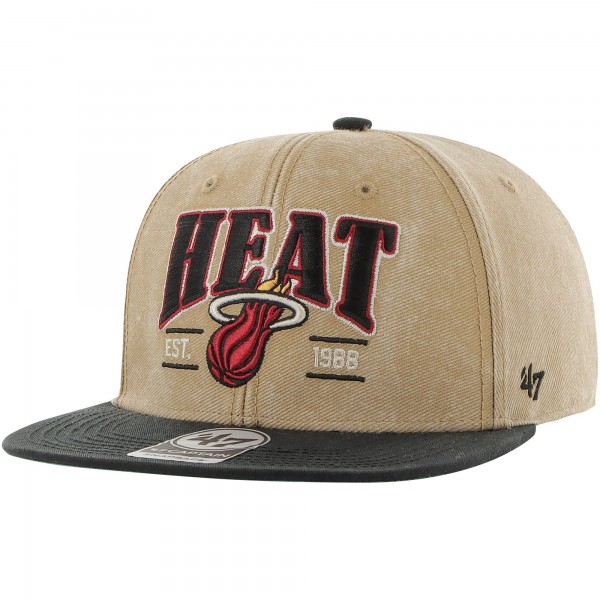 Бейсболка Miami Heat 47 Chilmark Captain - Khaki/Black