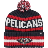 Шапка с помпоном New Orleans Pelicans 47 Navy Bering Cuffed Knit
