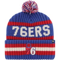 Шапка с помпоном Philadelphia 76ers 47 Bering Cuffed Knit - Royal