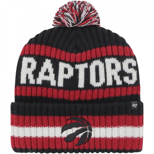 Шапка с помпоном Toronto Raptors 47 Bering Cuffed Knit - Black