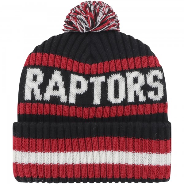 Шапка с помпоном Toronto Raptors 47 Bering Cuffed Knit - Black