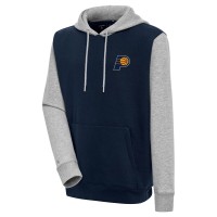 Толстовка Indiana Pacers Antigua Victory Colorblock - Navy/Heather Gray