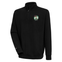 Кофта на короткой молнии Boston Celtics Antigua Victory - Black