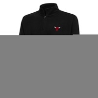 Кофта на короткой молнии Chicago Bulls Antigua Black Victory