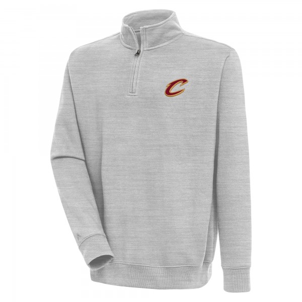 Кофта на короткой молнии Cleveland Cavaliers Antigua Victory - Heather Gray