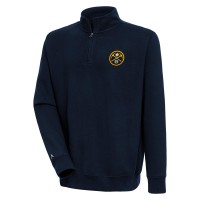Кофта на короткой молнии Denver Nuggets Antigua Victory - Navy