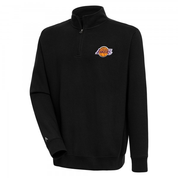 Кофта на короткой молнии Los Angeles Lakers Antigua Victory - Black