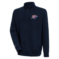 Oklahoma City Thunder Antigua Navy Victory Quarter-Zip Pullover Top
