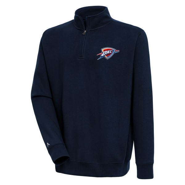 Oklahoma City Thunder Antigua Navy Victory Quarter-Zip Pullover Top