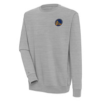 Свитшот Golden State Warriors Antigua Heather Gray Victory Pullover