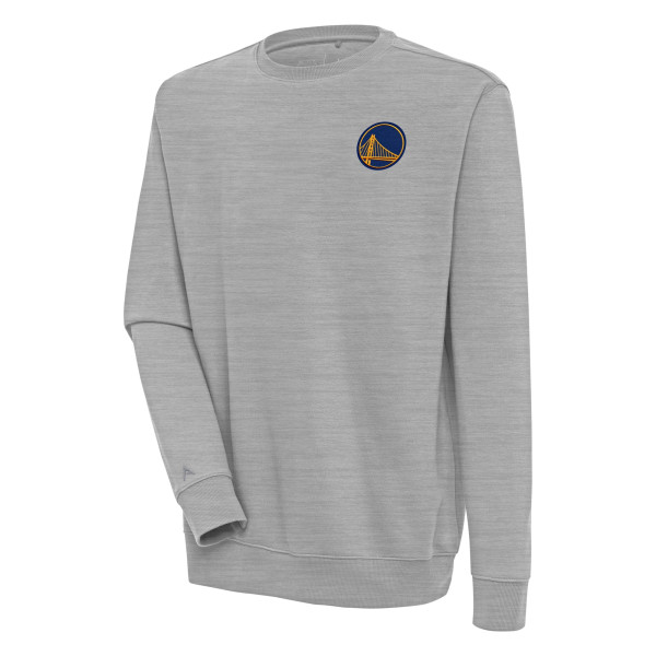 Свитшот Golden State Warriors Antigua Heather Gray Victory Pullover