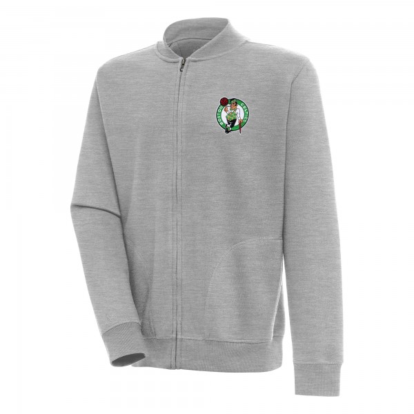 Кофта на молнии Boston Celtics Antigua Victory - Heather Gray