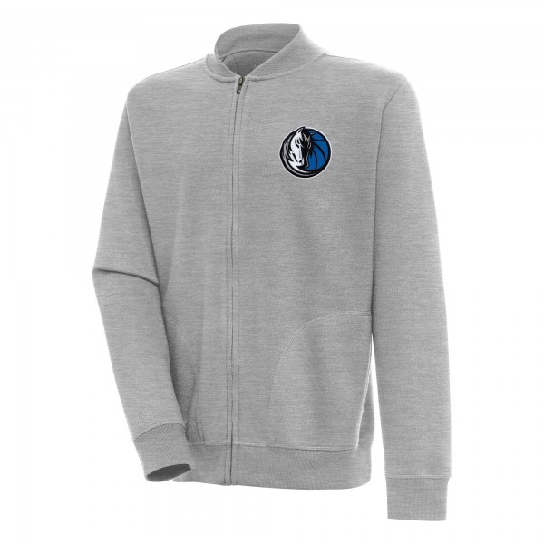 Кофта на молнии Dallas Mavericks Antigua Victory - Heather Gray