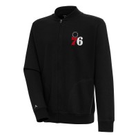 Кофта на молнии Philadelphia 76ers Antigua Victory - Black