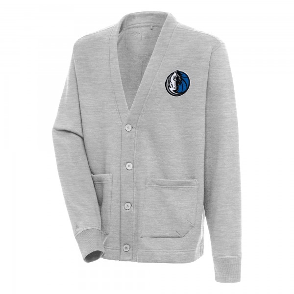Кардиган Dallas Mavericks Antigua Victory - Heather Gray