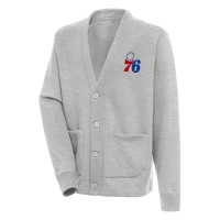 Кардиган Philadelphia 76ers Antigua Victory - Heather Gray