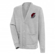 Кардиган Portland Trail Blazers Antigua Victory - Heather Gray