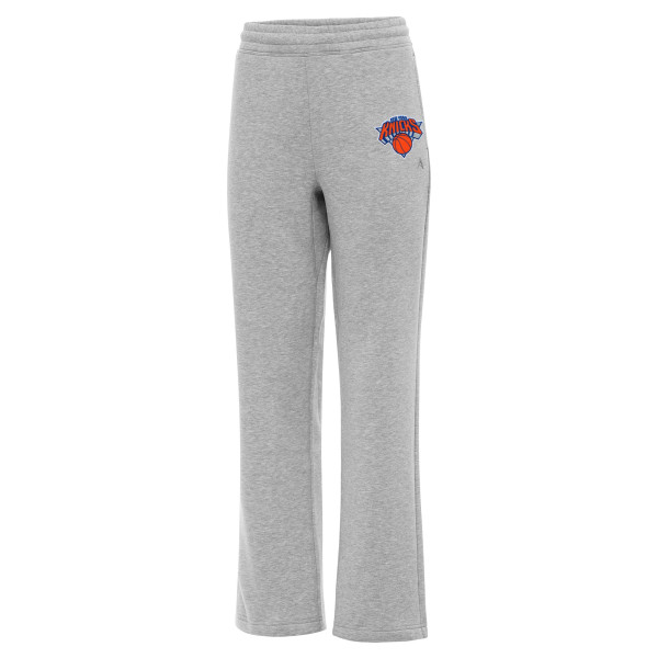 Женская New York Knicks Antigua Heather Gray Victory Sweatpants