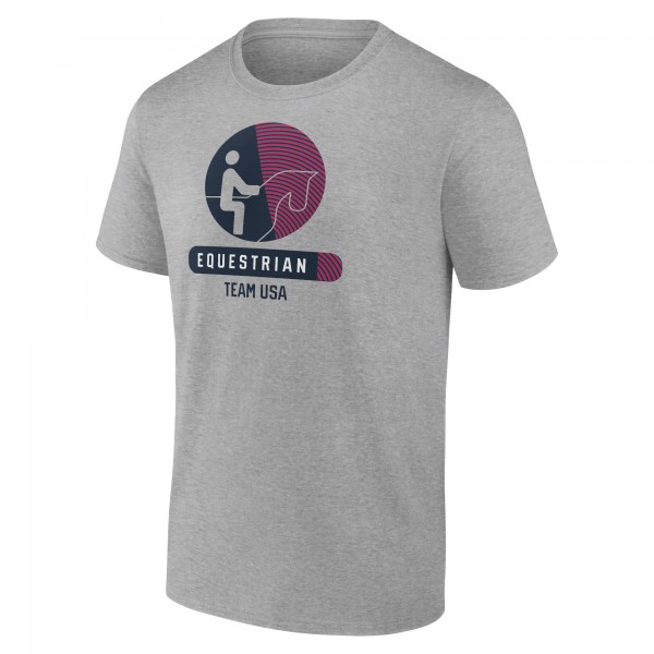 Футболка US Equestrian Radiating Victory - Heather Gray
