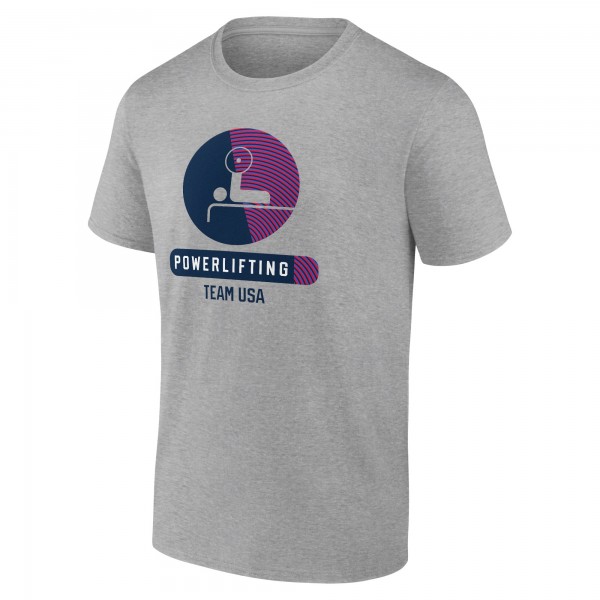 Футболка US Paralympic Powerlifting Radiating Victory - Heather Gray
