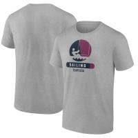 Футболка US Sailing Radiating Victory - Heather Gray