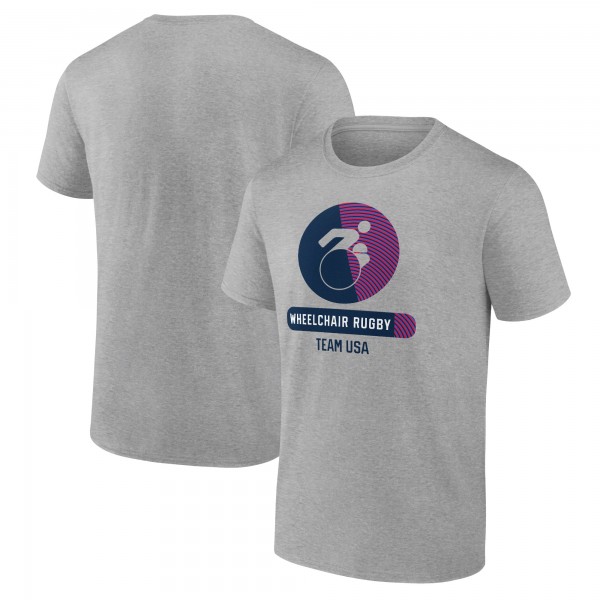 Футболка USA Wheelchair Rugby Radiating Victory - Heather Gray