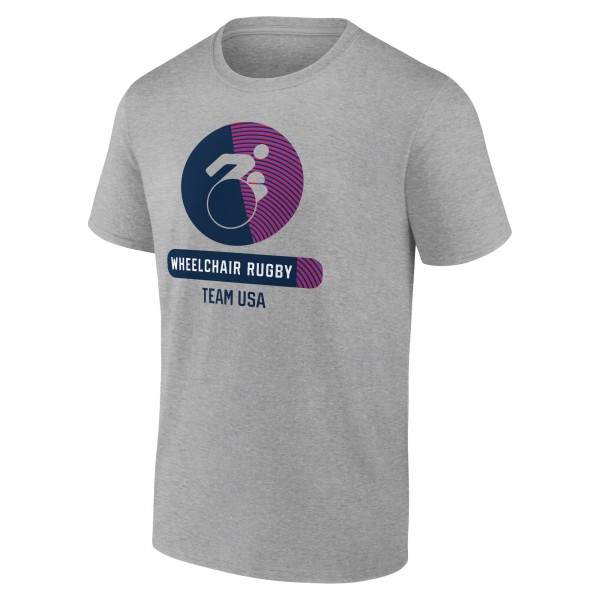 Футболка USA Wheelchair Rugby Radiating Victory - Heather Gray