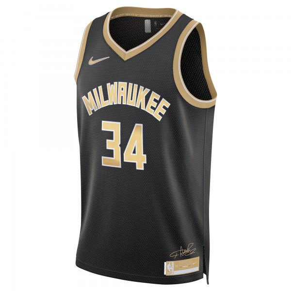 Джерси Unisex Milwaukee Bucks Giannis Antetokounmpo Nike Black Select Series Swingman