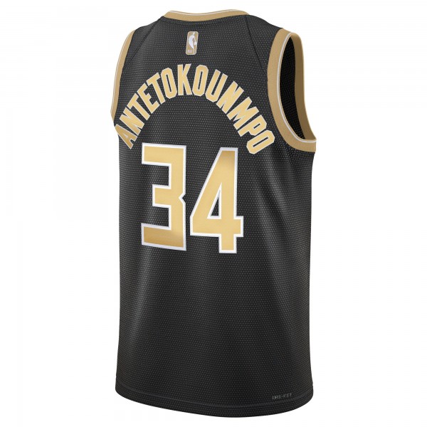 Джерси Unisex Milwaukee Bucks Giannis Antetokounmpo Nike Black Select Series Swingman