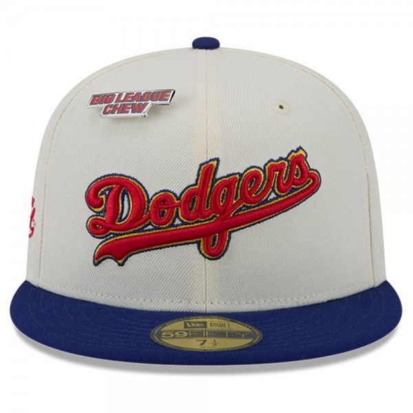 Бейсболка Los Angeles Dodgers New Era White Big League Chew Original 59FIFTY
