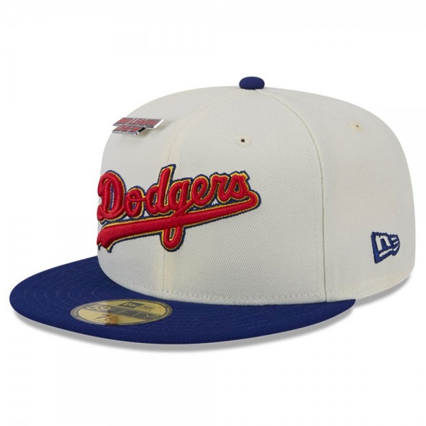 Бейсболка Los Angeles Dodgers New Era White Big League Chew Original 59FIFTY