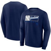 Кофта New York Yankees Fanatics Navy Focus Fleece