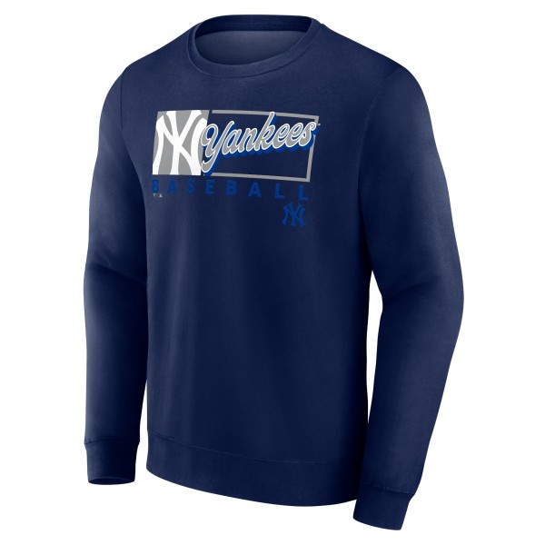 Кофта New York Yankees Fanatics Navy Focus Fleece