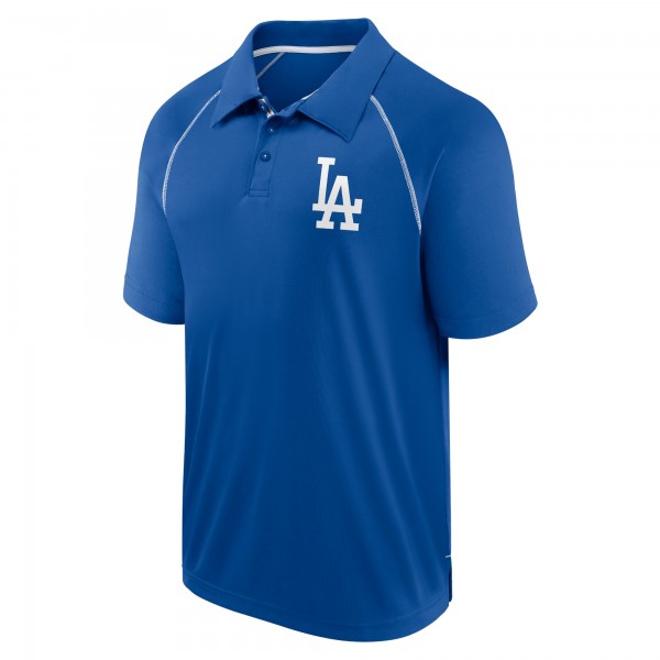 Los Angeles Dodgers Fanatics Royal Strong Alone Raglan Polo