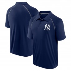 New York Yankees Fanatics Navy Strong Alone Raglan Polo