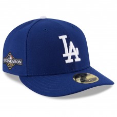 Бейсболка Los Angeles Dodgers New Era 2023 Postseason Low Profile 59FIFTY - Royal
