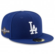 Бейсболка Los Angeles Dodgers New Era 2023 Postseason 59FIFTY - Royal