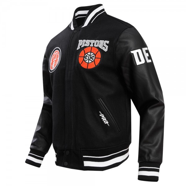 Куртка на молнии Detroit Pistons Pro Standard 2023/24 City Edition Varsity - Black