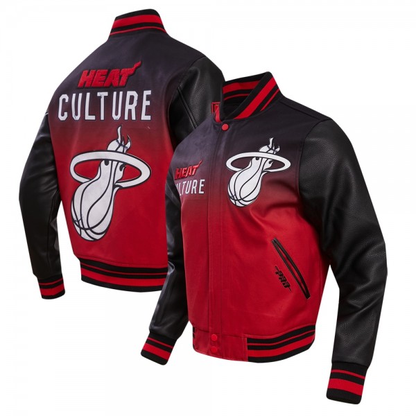 Куртка на молнии Miami Heat Pro Standard 2023/24 City Edition Varsity - Black