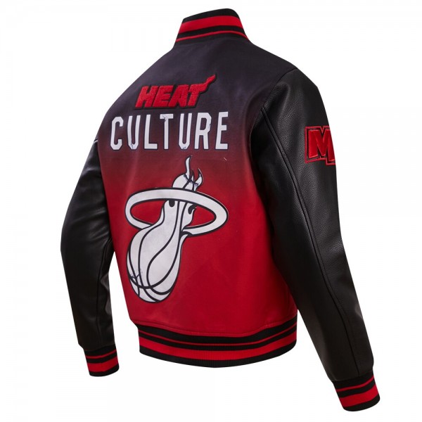 Куртка на молнии Miami Heat Pro Standard 2023/24 City Edition Varsity - Black