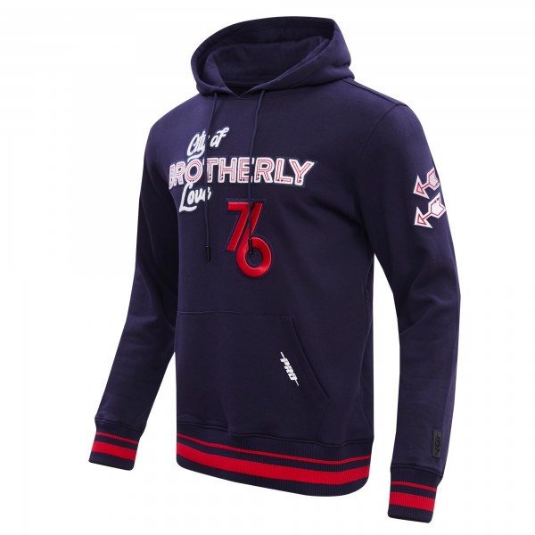Толстовка Philadelphia 76ers Pro Standard 2023/24 City Edition - Navy