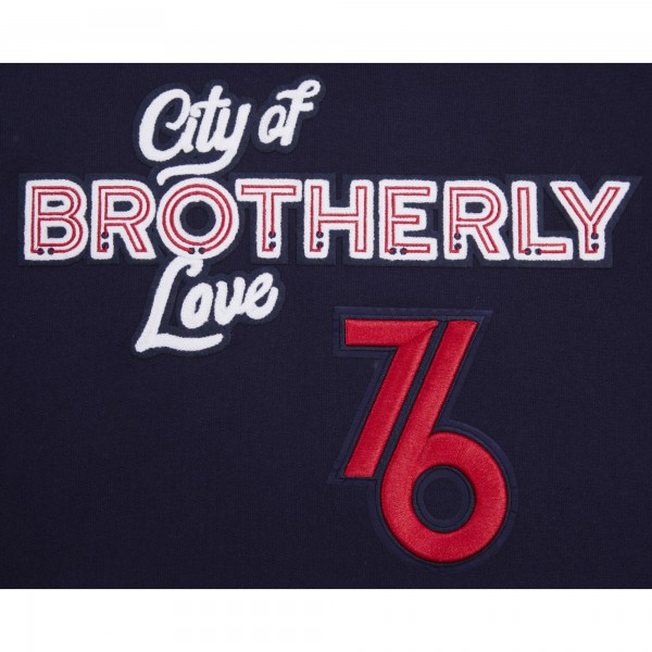 Толстовка Philadelphia 76ers Pro Standard 2023/24 City Edition - Navy