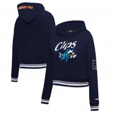 WoLA Clippers Pro Standard Navy 2023/24 City Edition Cropped Pullover Hoodie