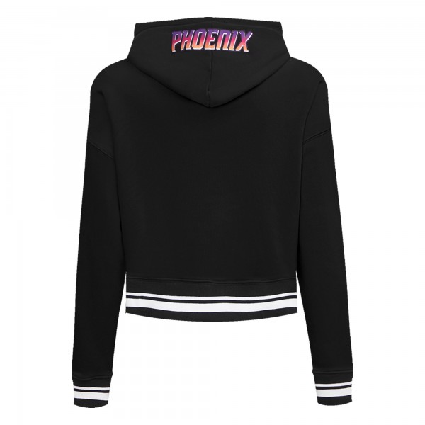WoPhoenix Suns Pro Standard Black 2023/24 City Edition Cropped Pullover Hoodie