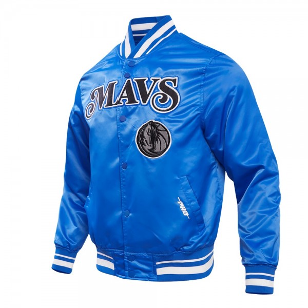 Куртка на кнопках Dallas Mavericks Pro Standard 2023/24 City Edition Satin - Royal